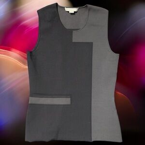 Alexander Wang Dark and Light Grey Colorblock Tank Women’s Size L